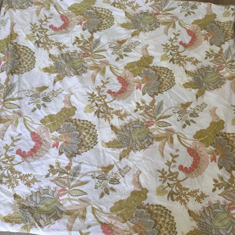 Pottery Barn Bethany Palampore Floral Queen Duvet Cover